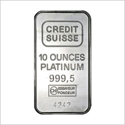 Credit Suisse 10 OZ Platinum Bar
