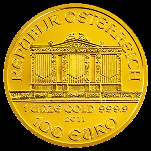 Austrian Gold Philharmonic 1 OZ Obverse