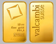 Pamp Suisse Gold Bullion Bar 10 OZ