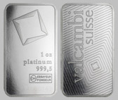 Valcambi Platinum Bullion Bar 1 OZ