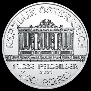 Austrian Silver Philharmonic 1 OZ Reverse