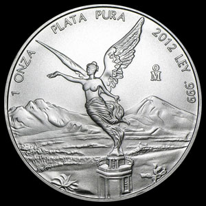 Mexican Silver Libertad Coin 1 OZ Obverse